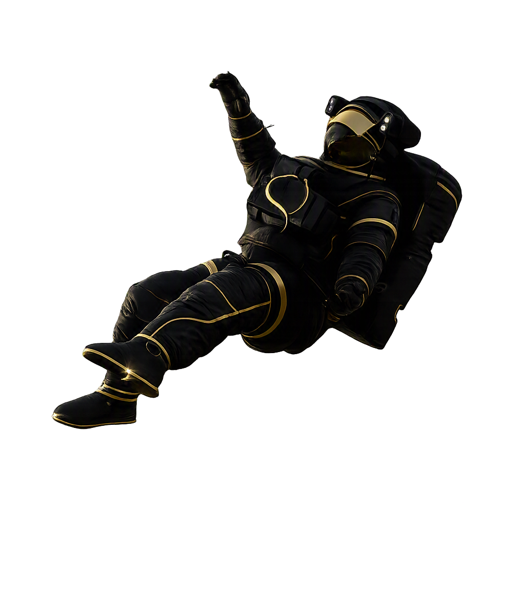 Floating astronaut